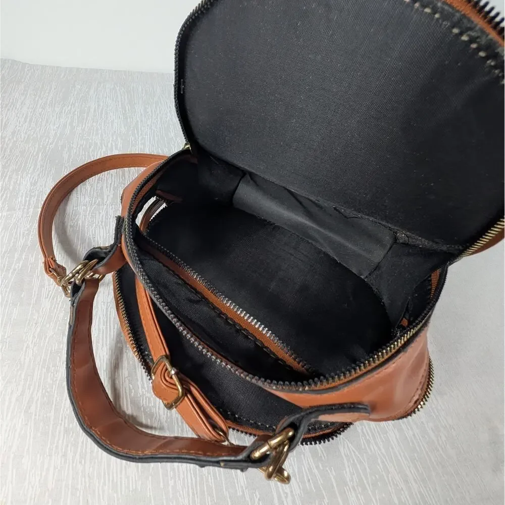 Faux Leather Womens Handbag NY New York Bedazzled Over the Shoulder Bag
